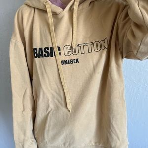 Basic cotton hoodie size s